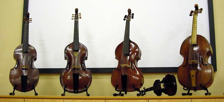 Viola da gamba Tielke, Stainer, Boivin, Linarolo