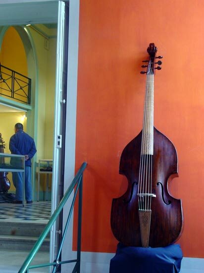 violone viola da gamba, Venetian, 17th C.