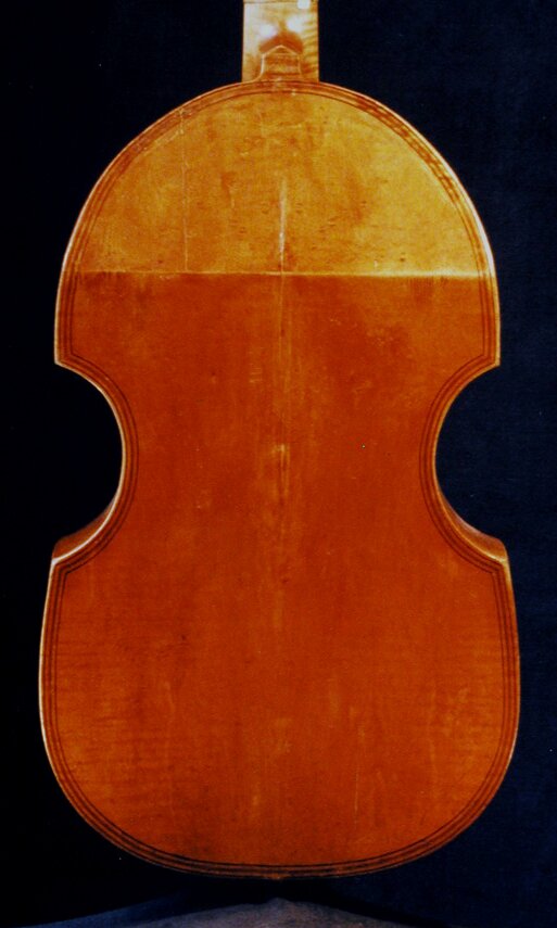 Viola da gamba by Ventura Linarolo, 1585