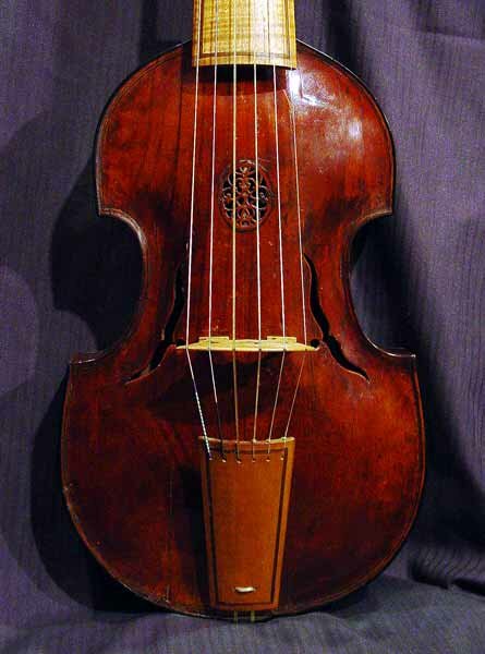 treble viola da gamba by Johann Andreas Kämbl