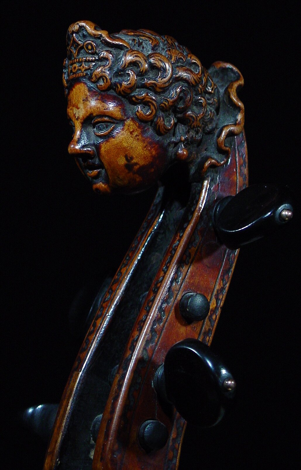 The Orpheon Foundation Head of a pardessus de viole